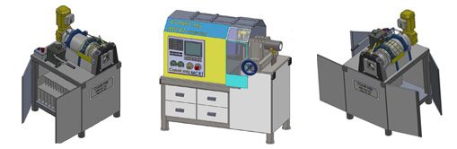 Maquina para processar tubos