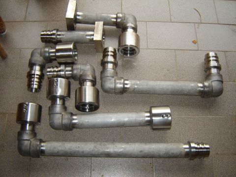 BraÃ§o hidraulico 2.1/2 SCH 160 -6 eixos