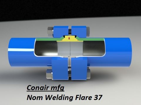 Non Welding Piping systems flare 37