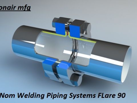 Non Welding Piping Systems Flare 90 Isometrico
